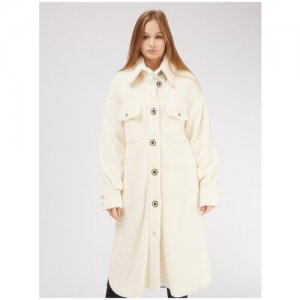 Пальто с накладными карманами RU 50 / EU 44 XL Jijil. Цвет: белый