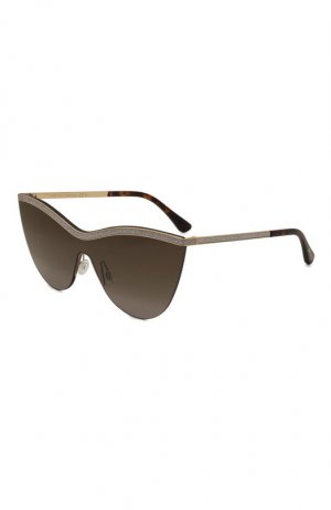 Солнцезащитные очки Jimmy Choo. Цвет: коричневый