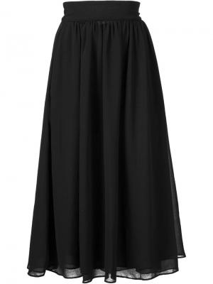Плиссированная юбка Sam & Lavi. Цвет: чёрный