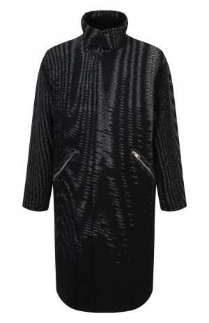 Пальто из шерсти и кашемира Zegna Couture. Цвет: чёрный