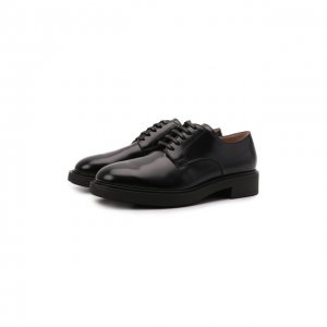 Кожаные дерби Gianvito Rossi. Цвет: чёрный