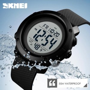 SKMEI Спортивные часы Мужские роскошные брендовые водонепроницаемые 5 бар Montre Будильник Модные цифровые