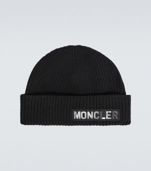 Шерстяная шапка, черный Moncler
