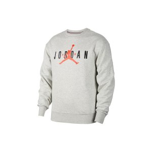Alphabet Print Crewneck Sweatshirt Men Tops Gray FD9938-050 Jordan
