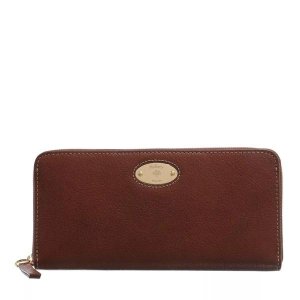 Кошелек zip wallet , коричневый Mulberry