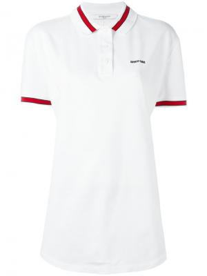 Рубашка-поло с логотипом Givenchy. Цвет: белый