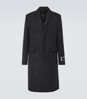Пальто из смесовой шерсти, серый Acne Studios