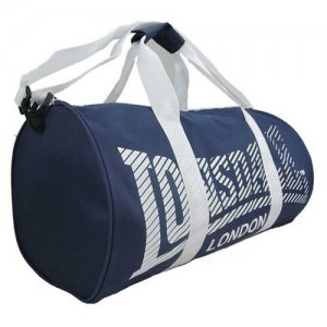 Сумка Lonsdale Barrel Bag Navy/White -. Цвет: синий