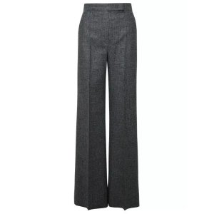 Брюки radioso trousers in two-tone virgin wool , серый Max Mara