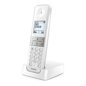 Беспроводной телефон D4701W/34 Белый Черный Philips