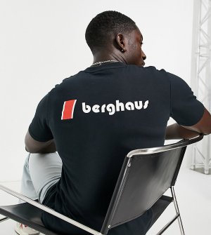 Черная футболка с логотипом на груди и спине Heritage – эксклюзивно для ASOS-Черный цвет Berghaus