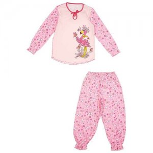 Пижама эста для девочек размер 116, розовый Эста-esta