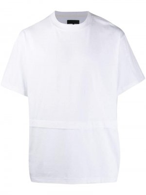 Многослойная футболка D.Gnak. Цвет: белый