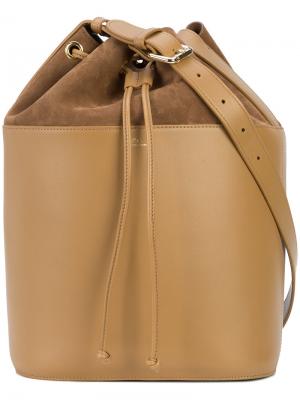 Большая сумка-мешок A.P.C.. Цвет: коричневый