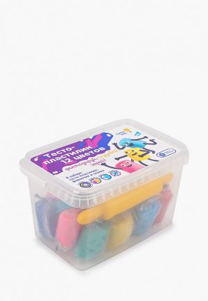 Набор для творчества Dream Makers Тесто-пластилин 12 цветов. Цвет: разноцветный