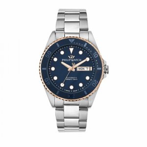 Наручные часы R8223597033, серебряный, синий PHILIP WATCH. Цвет: серебристый