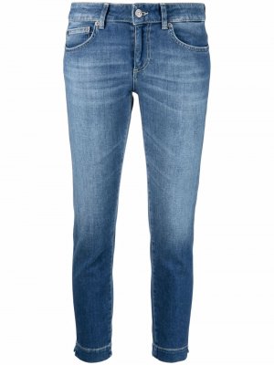 Mid-rise cropped jeans DONDUP. Цвет: синий