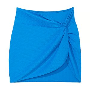 Накидка Victoria's Secret Swim Mini Sarong Coverup, синий Victoria's. Цвет: синий