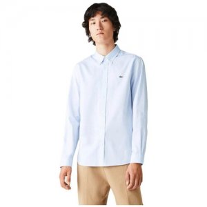 Рубашка CH2933-T01 мужская, цвет голубой, размер 54 LACOSTE