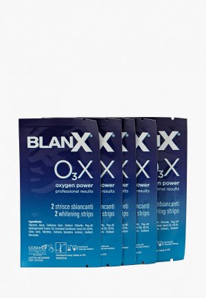 Отбеливающие полоски Blanx O3X -Полоски Сила Кислорода. Цвет: прозрачный