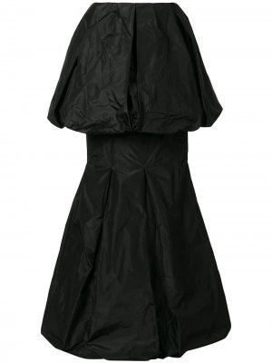 Ярусная юбка с драпировкой Vera Wang. Цвет: черный