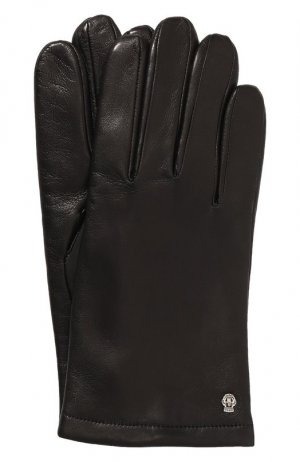 Кожаные перчатки с кашемировой подкладкой Roeckl. Цвет: чёрный