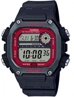 Японские наручные мужские часы DW-291H-1BVEF. Коллекция Digital Casio