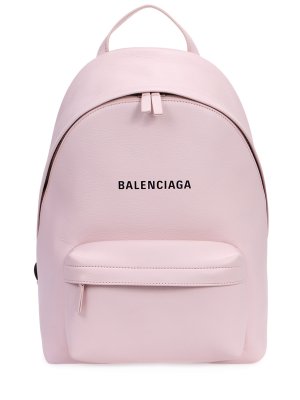 Рюкзак Everyday кожаный BALENCIAGA. Цвет: розовый