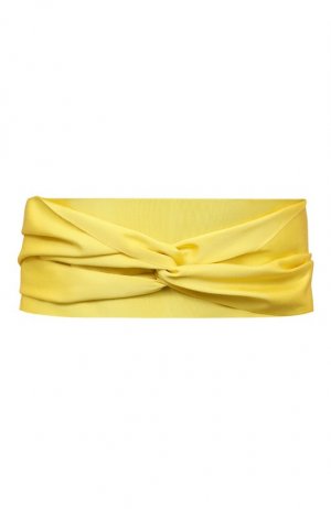 Текстильный пояс sara roka. Цвет: жёлтый
