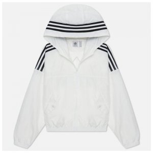 Женская куртка ветровка Adicolor Windbreaker белый , Размер M adidas Originals. Цвет: белый