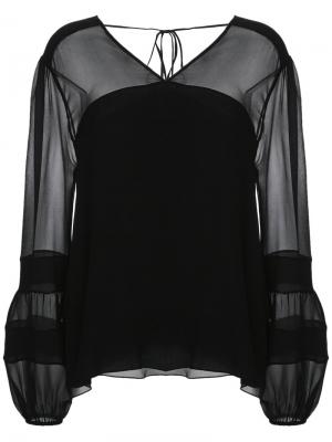 Silk blouse Talie Nk. Цвет: чёрный