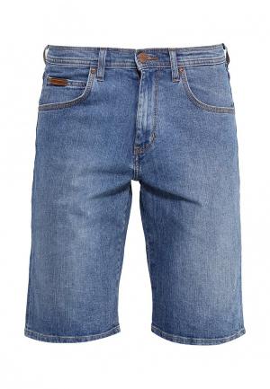 Шорты джинсовые Wrangler. Цвет: синий