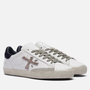 Мужские кроссовки Steven 5472 Premiata. Цвет: белый