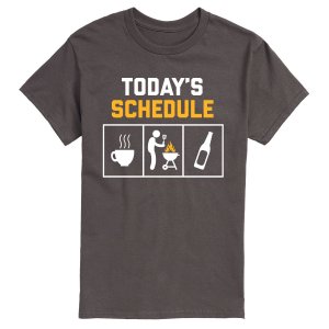 Пивная футболка для гриля Big & Tall Todays Schedule Licensed Character