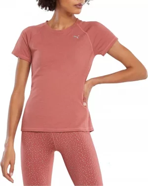 Женская шерстяная футболка для бега с короткими рукавами PUMA