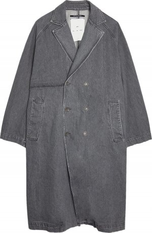 Тренчкот Song for the Mute Long Trench Coat 'Grey', серый
