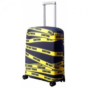 Чехол для чемодана , размер S, мультиколор, черный ROUTEMARK. Цвет: желтый/черный/микс
