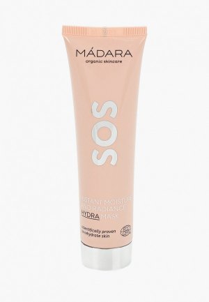 Маска для лица Madara SOS мгновенно увлажняющая, с гиалуроновой кислотой, 60 мл.. Цвет: прозрачный