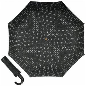 Мини-зонт , черный MOSCHINO. Цвет: черный