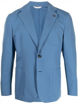 Однобортный пиджак Colombo. Цвет: синий