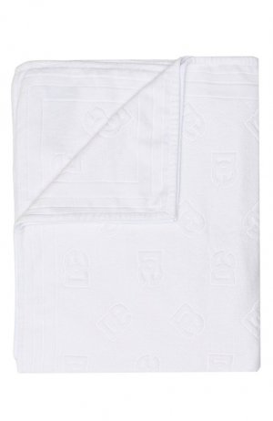 Хлопковое полотенце Dolce & Gabbana. Цвет: белый