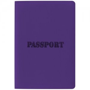 Обложка для паспорта , фиолетовый STAFF