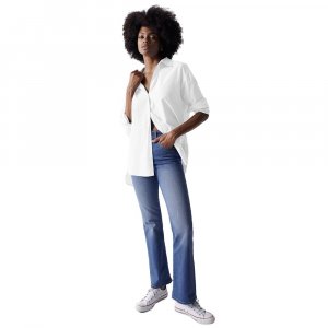 Рубашка Oversize Poplin, белый Salsa Jeans