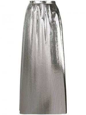 Плиссированная юбка макси с градиентным эффектом Maison Margiela