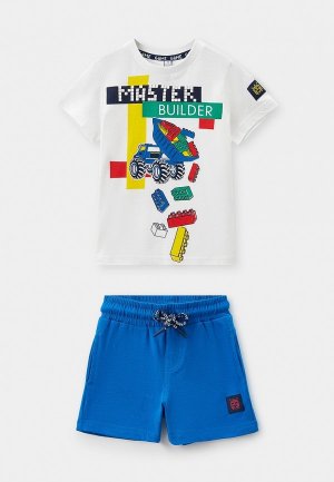 Футболка и шорты PlayToday. Цвет: разноцветный