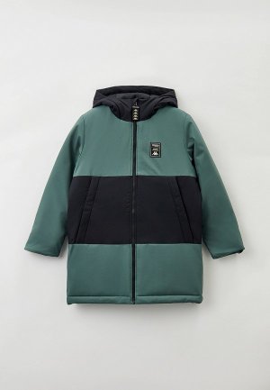 Куртка утепленная Kappa. Цвет: зеленый