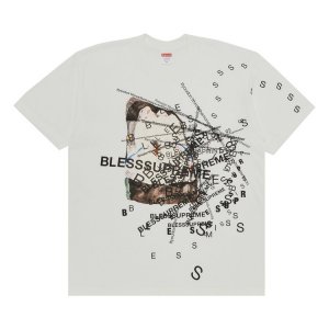 Футболка x Bless Observed In A Dream 'White', белый Supreme