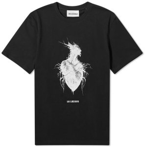 Футболка Heart Monster Print, черный Han Kjobenhavn