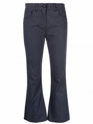 Kick-flare cropped trousers ASPESI. Цвет: синий