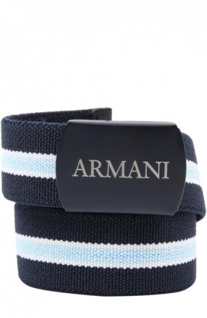 Ремень Armani Junior. Цвет: синий